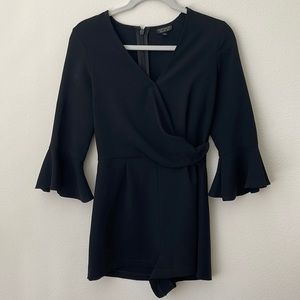 TOPSHOP (2) BLACK DRESSY ROMPER